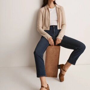 Madewell Midrise Stovepipe Jeans - Dark Rinse - Size 30